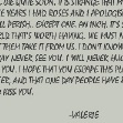 Valerie's Letter